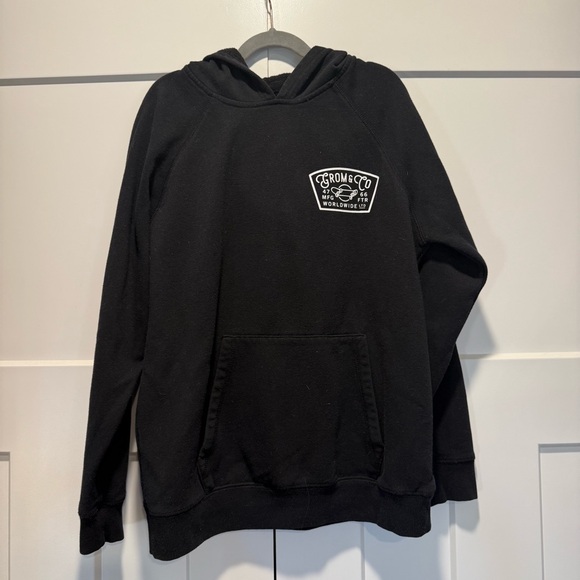 Boy’s Medium Grom & Co Hoody Black - Picture 2 of 4